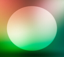 Gradient green, orange, white, clear circle  Rough surface, grain noise  abstract pattern background  Blank illustration  Design backdrops, wallpapers, banners, book covers, and other products.