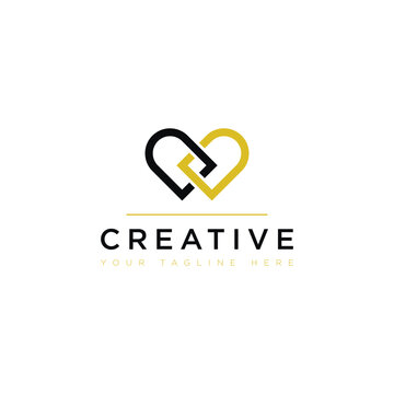 DD Letter Logo, Initial Letter DD Logo Vector Design Simple Logo Template