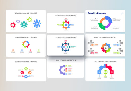 Gear Infographic Template