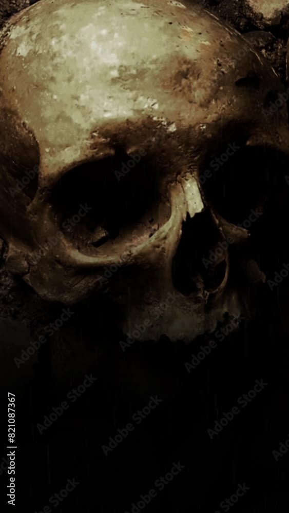 Poster running down with dramatic lighting in a vertical ratio loop, not a.i.