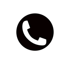 Vector call symbol for mobile and online applications. phone icon; phone sign and symbol; get in touch with us
