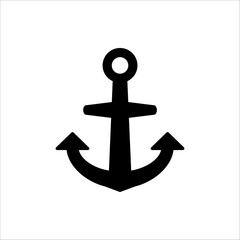 Obraz premium Anchor icon. Anchor symbol logo. Anchor marine icon.