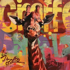 Exploring Giraffe Graffiti in the City Landscape