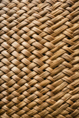 Rattan texture pattern background. Classic pattern of woven bamboo wooden wicker, a part of rattan furniture texture for background and wallpaper
