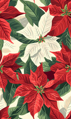 Fototapeta premium seamless pattern of flower wallpaper