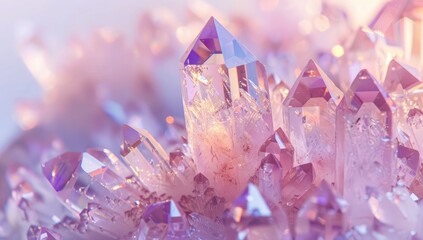 Close-Up of Shiny Diamonds