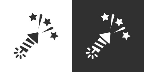 Fireworks sign icon vector illustration design
