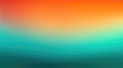 Abstract gradient background with teal and orange hues