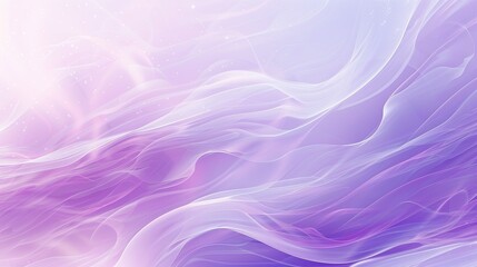 Fototapeta premium Beautiful Pastel Purple Background with Soft Waves, Smooth Gradient