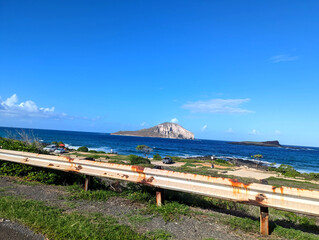 view of the sea and mountains