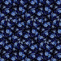 Stylized floral intricate pattern design
