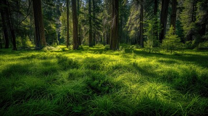 Fototapeta premium Symphony of Verdant Giants