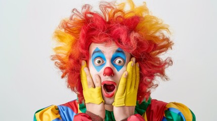 Clown with an Expressive Face