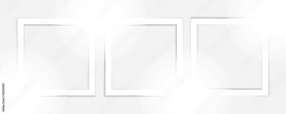 Poster Abstract Background with white Backdrop in 3d Style. Premium and Elegant Background Design Vector Illustration.