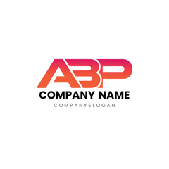 Letter ABP initial logo design 
