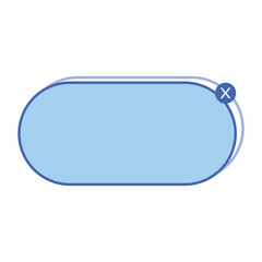 text box round frame
