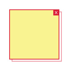 text box square frame
