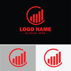 Obraz premium line graph icon Line chart Line plot Line diagram flat logo sign symbol editable vector