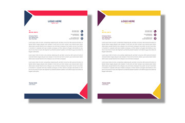 Modern Creative clean letterhead bundle of you corporate design