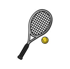 Tennis Racket Design Illustration vector eps format , suitable for your design needs, logo, illustration, animation, etc.