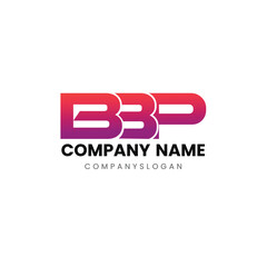 Letter BBP initial logo design 
