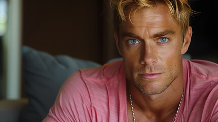 Person Wearing Pink Shirt Close-Up