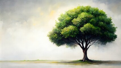 a tree with copy space