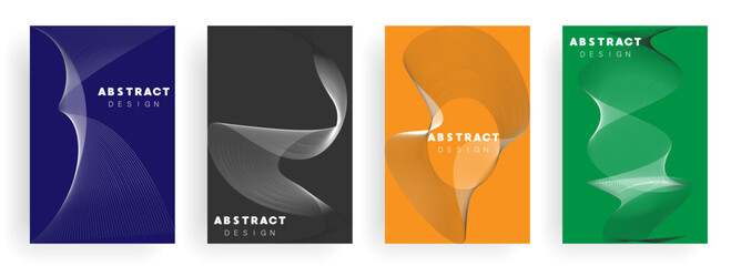 Abstract design for poster and booklet. Vector illustration