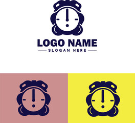 stopwatch icon Timer Chronometer Stopwatch timer flat logo sign symbol editable vector