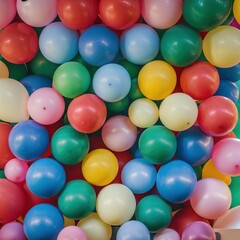 colorful balloons background