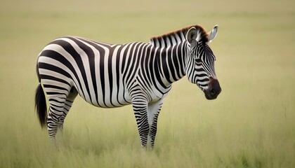A Zebra With Its Stripes Blending Seamlessly Into Upscaled 4
