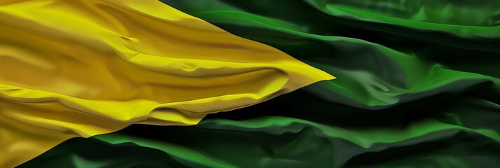 Waving Flag of Rio Grande do Sul, Brazil, South America Generative AI