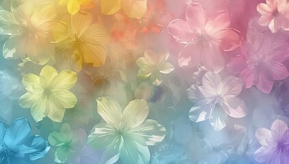 Obraz premium Dreamy Pastel Daisy Blossoms