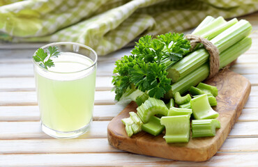 superfood drink made from celery for a healthy diet