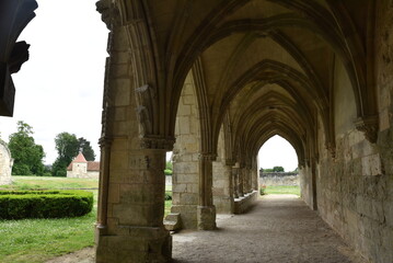 Vestiges de l'abbaye Saint-Jean-des-Vignes à Soissons. France