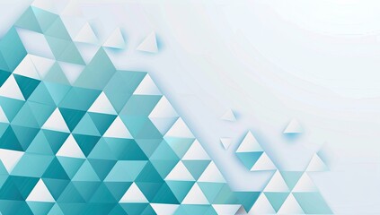 Modern Blue and White Abstract Design