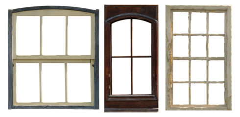 set of window cut out 