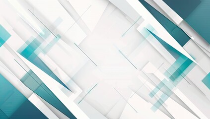 Fototapeta premium Modern Blue and White Abstract Design