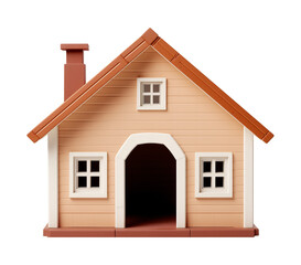 Dog House Isolated on Transparent Background
