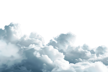 clouds in the blue sky