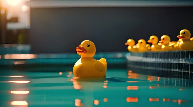 Yellow Rubber Duck Pool
