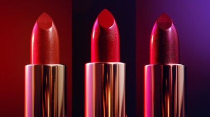 Obraz premium lipsticks from all angles. generative ai