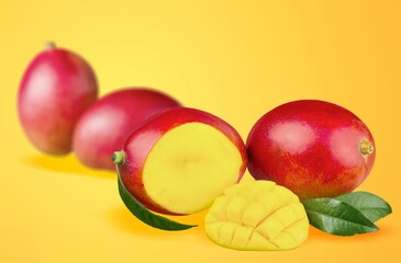 Fresh sweet ripe mango fruit