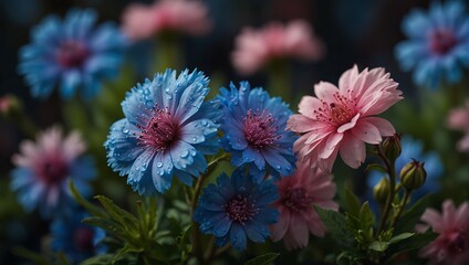 A close up of a white and orange swirl on top of something,.