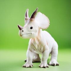 Baby Dinosaur Photography in Studio with Chromakey Background