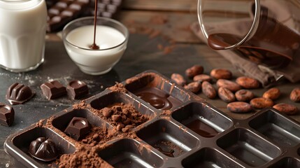 Chocolate Making Process Photograph the process