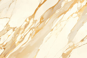 Beige and white marble texture with gold veining. Design for interior, wallpaper, print.