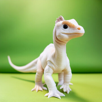 Baby Dinosaur Photography in Studio with Chromakey Background