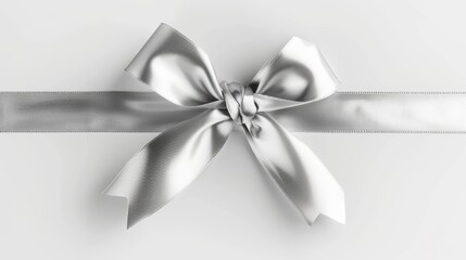 An Elegant Silver Gift Ribbon