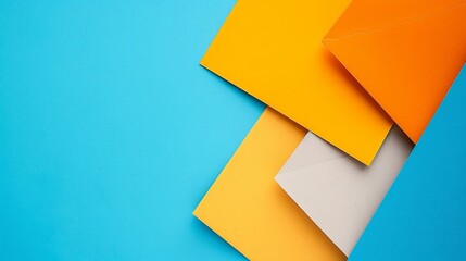 a close up of a bunch of colorful envelopes - Powered by Adobe
